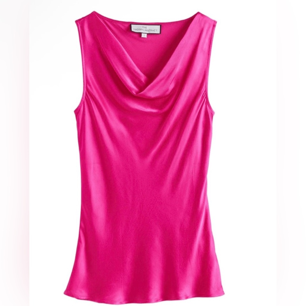 NWT:  Fuchsia Pink Satin Camisole